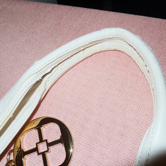 VINTAGE IMAN White Leather w/Animal Print Sharif - Picture 11 of 12